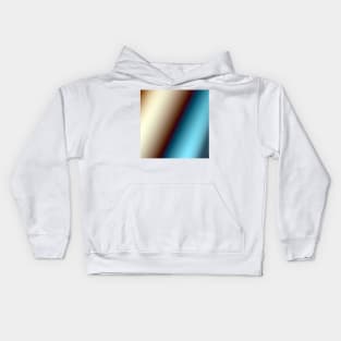 blue brown white abstract texture Kids Hoodie